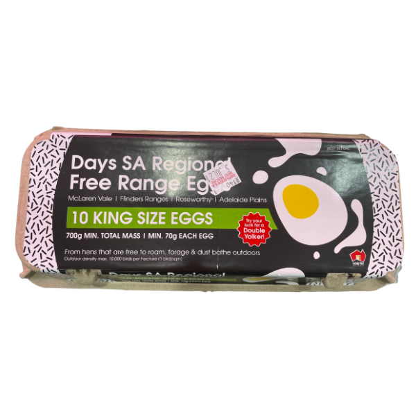 Eggs - Carton of 10 King Sized each